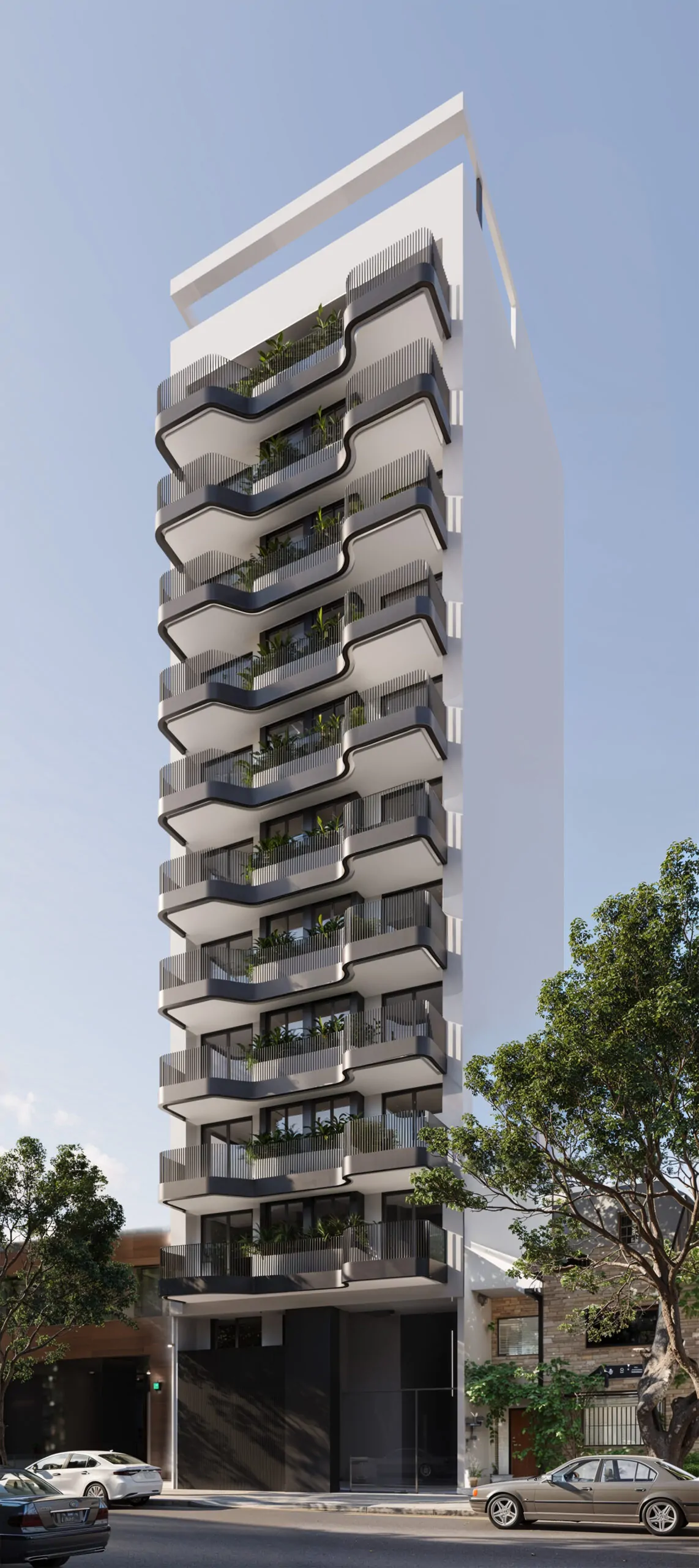 Fachada Sender ddiurna